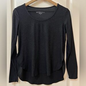 Beyond Yoga Cut and Run Pullover in Darkest Night Women’s XS